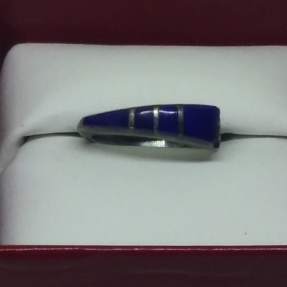 Lapis Lazuli Sterling Silver Vintage Ring